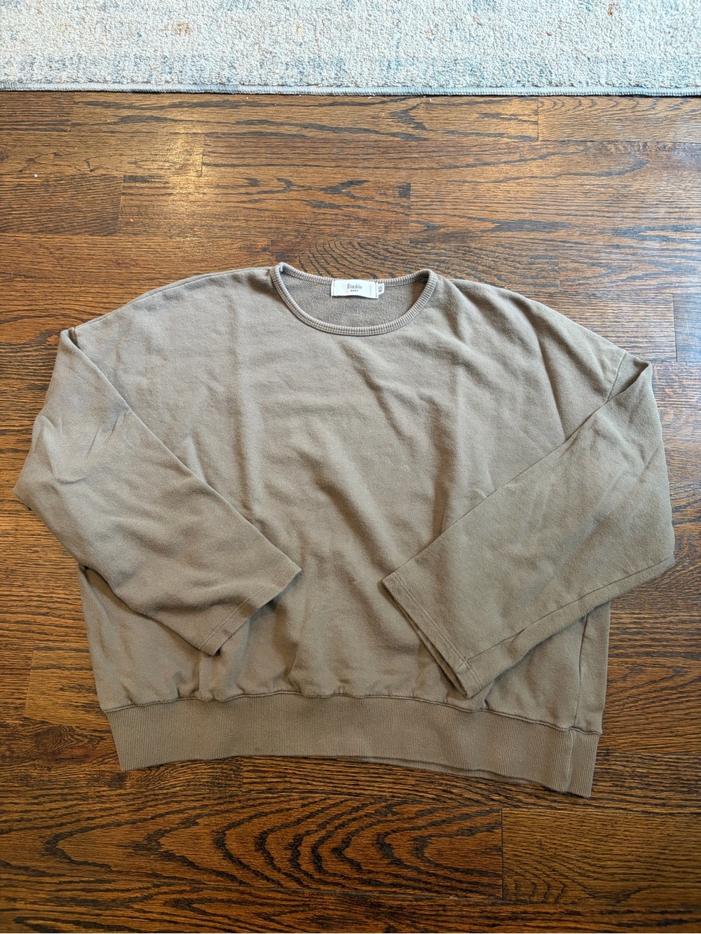 Frankie Shop Women's Crewneck Sweatshirt in Taupe